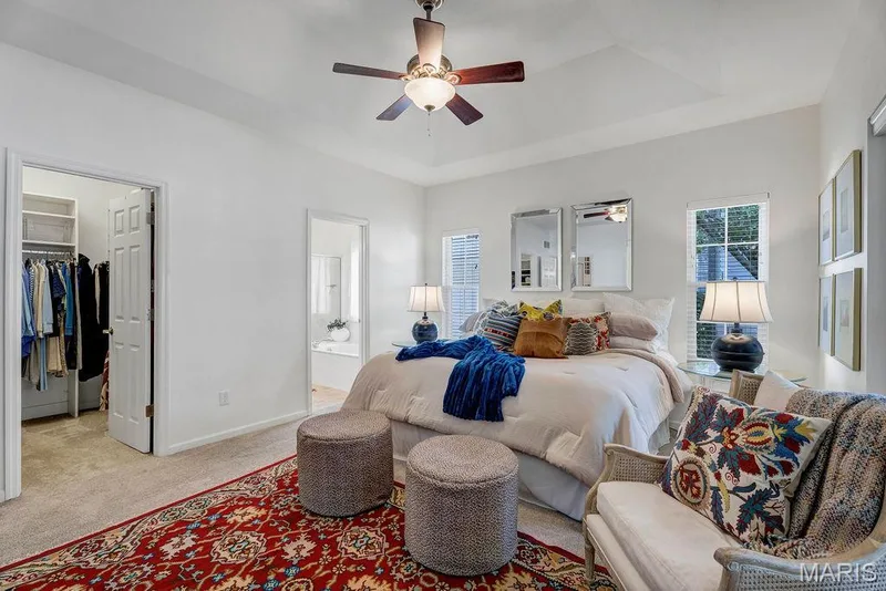 Carpeted for cozy comfort. — 781 Queens Court Place, St Peters, MO 63376