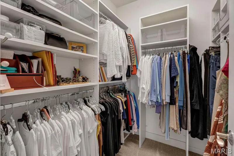 Have to show this wonderful walk-in closet with storage/organization cubbies. — 781 Queens Court Place, St Peters, MO 63376