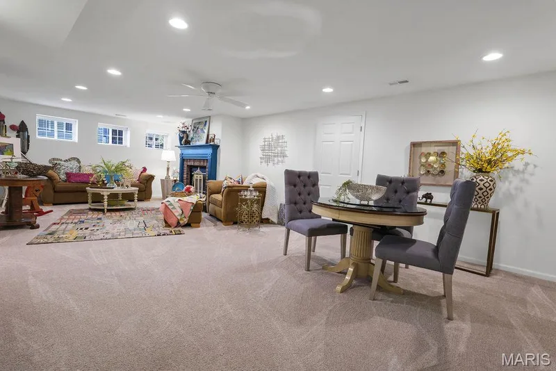 Whether you are hosting game night, binging your favorite shows or working on a hobby, this spacious family room is sure to be appreciated. — 781 Queens Court Place, St Peters, MO 63376