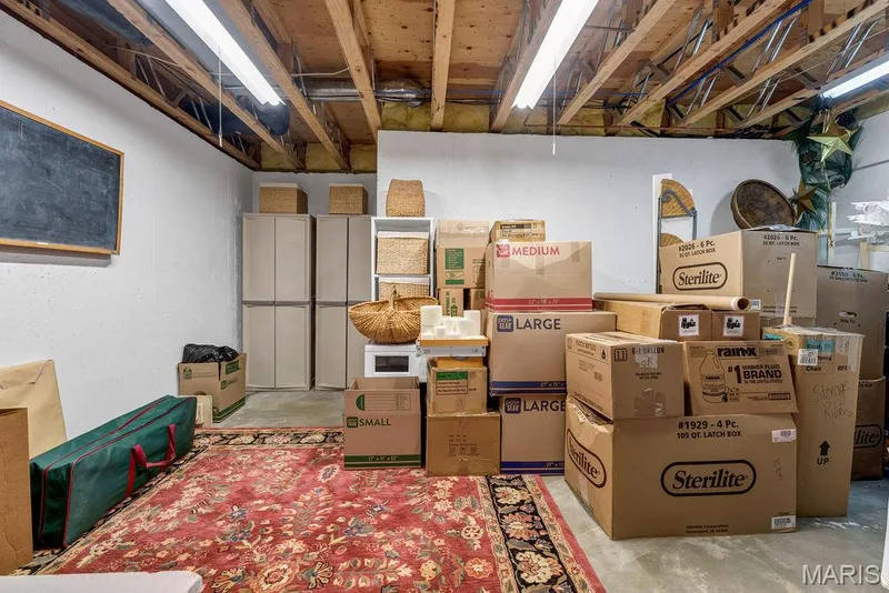 Even more storage! This could become another finished room OR perhaps, be used for a workshop, hobby or crafting spot. — 781 Queens Court Place, St Peters, MO 63376