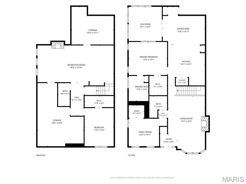 Floor plans combined — 781 Queens Court Place, St Peters, MO 63376
