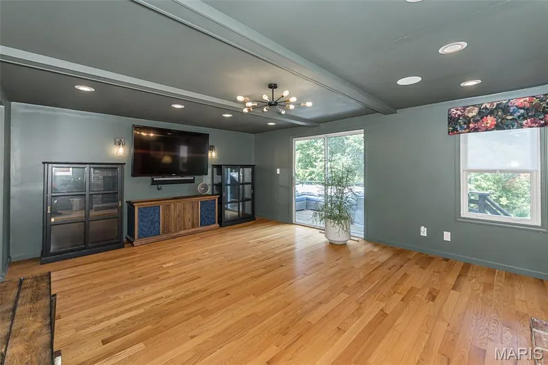 Sliding glass door to enormous deck — 17723 Mueller Road, Wildwood, MO 63038