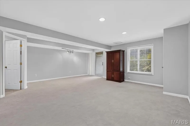 Lower Level Family Room for Entertaining — 16252 Lea Oak Court, Chesterfield, MO 63017