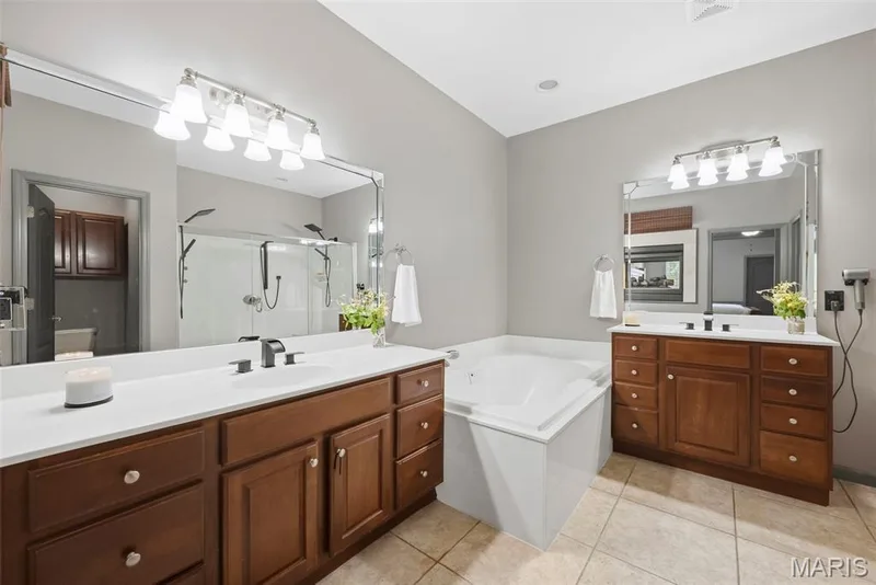 Primary bathroom — 1 Priority Drive N, Wentzville, MO 63385