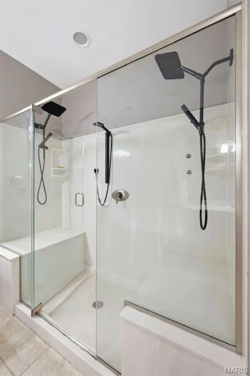 Large shower with multiple shower heads — 1 Priority Drive N, Wentzville, MO 63385