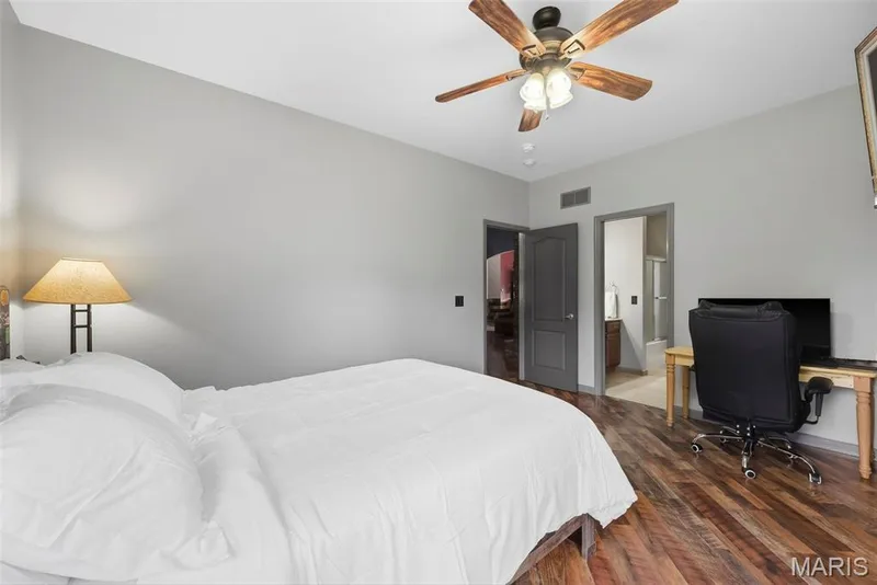 Ceiling fan and walk-in closet — 1 Priority Drive N, Wentzville, MO 63385