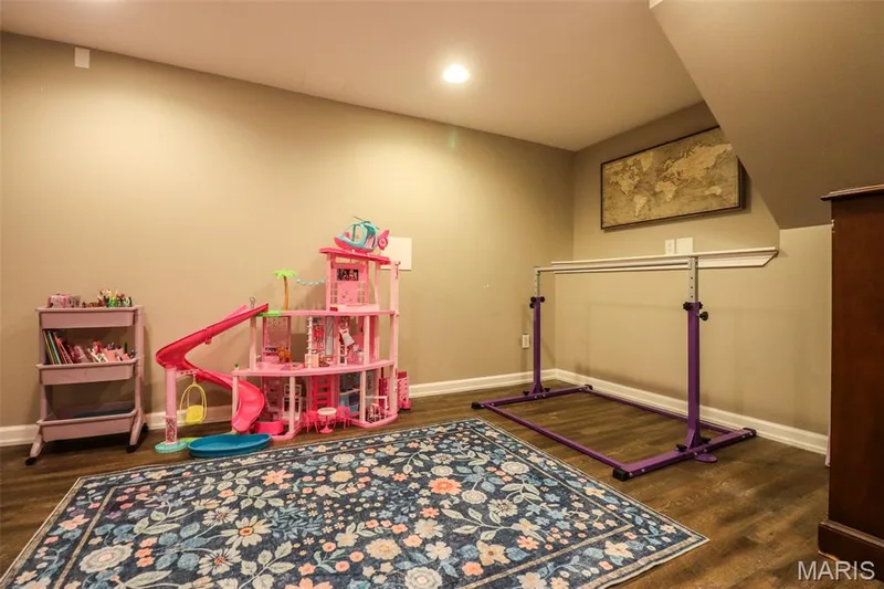 Lower level bonus room used as a playroom — 12 Pyrenees Drive, Lake St. Louis, MO 63367