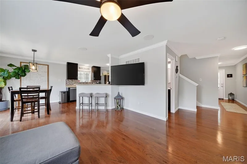 Open concept main floor effortlessly flows from room to room! — 3120 Bentwater Place, St Charles, MO 63301