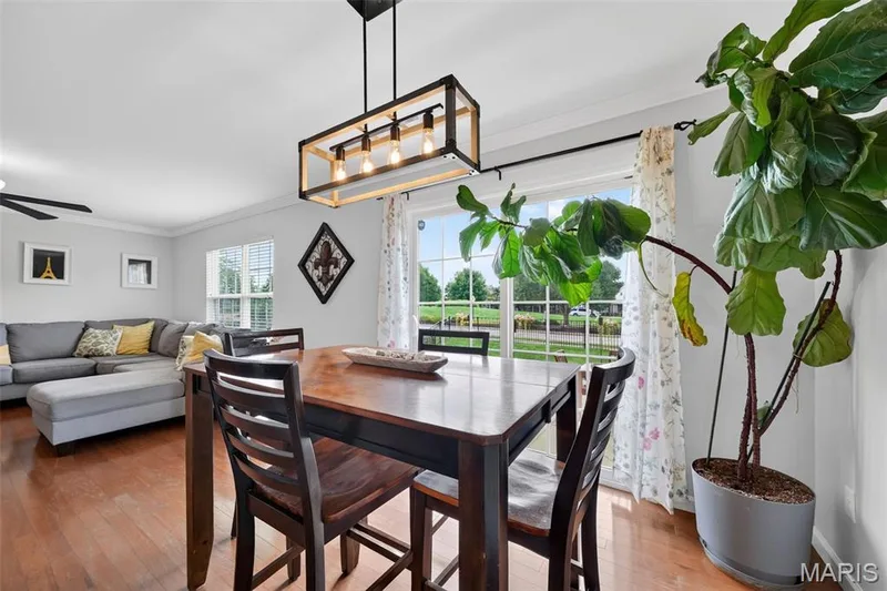 Separate dining area for additional seating making hosting holidays a breeze! — 3120 Bentwater Place, St Charles, MO 63301