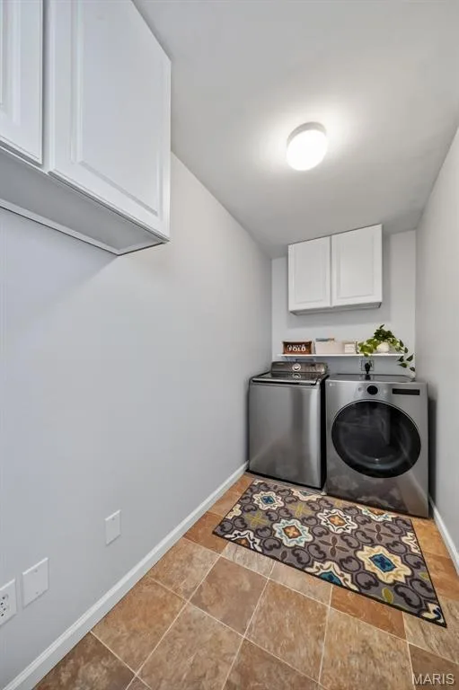 Laundry Room on second level near all three bedrooms for convenience! — 3120 Bentwater Place, St Charles, MO 63301