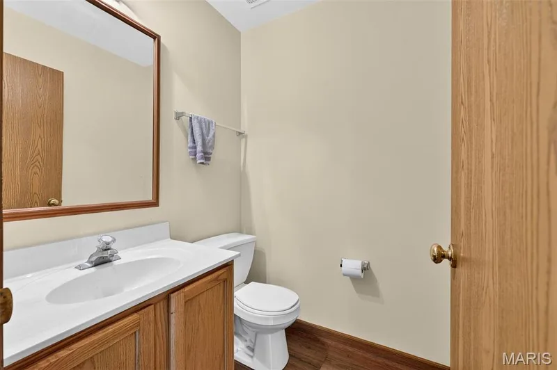 Powder Room on first floor — 2714 Red Cedar Parc Drive S, O'Fallon, MO 63368