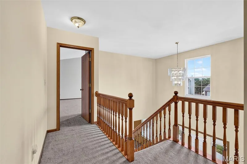 View of the 2 story openness from Foyer — 2714 Red Cedar Parc Drive S, O'Fallon, MO 63368