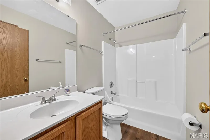 Full Bath on 2nd Level w/ new Vinyl Plank Flooring — 2714 Red Cedar Parc Drive S, O'Fallon, MO 63368