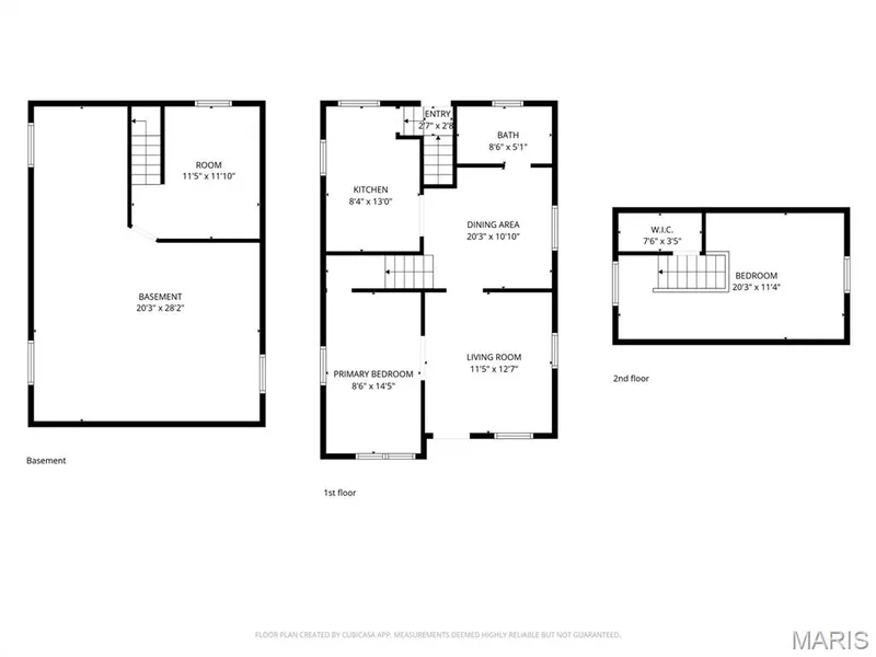 Overall floorplan of the property. — 2009 N 3rd Street, St Charles, MO 63301