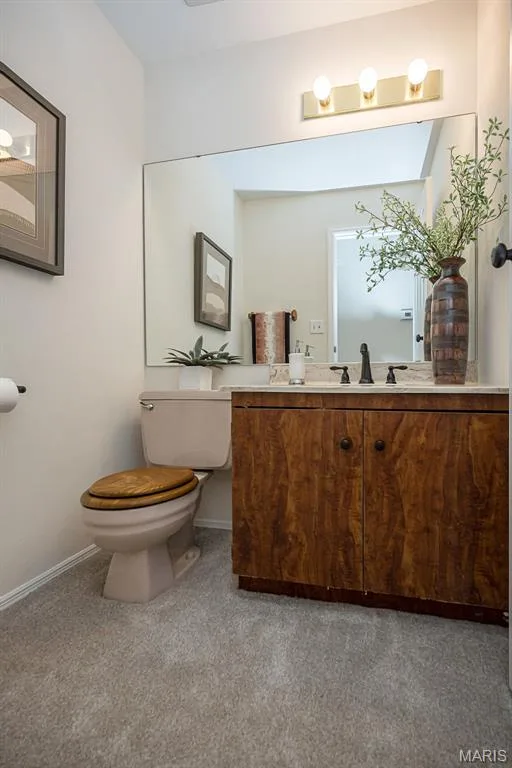 Hall half bathroom — 1538 Woodroyal West Drive, Chesterfield, MO 63017