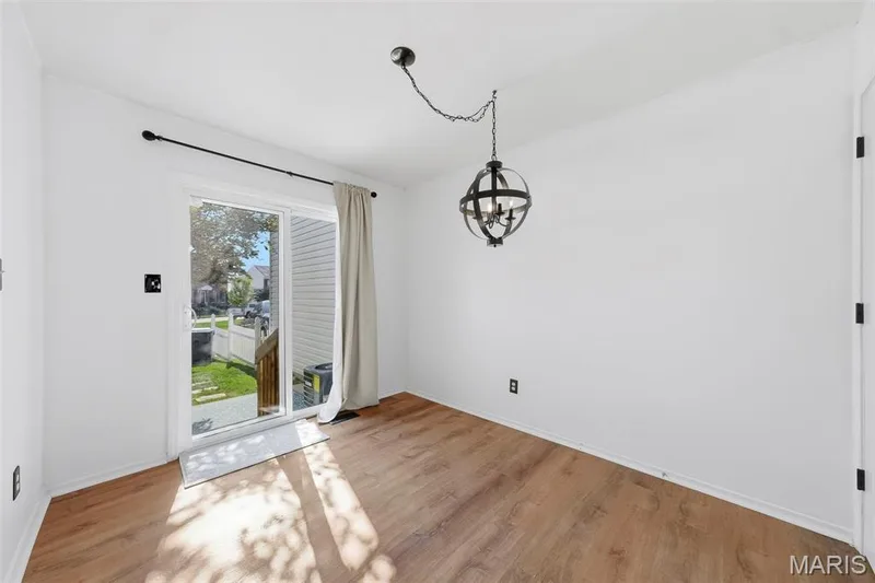 Slider to back courtyard & patio — 744 Hyde Drive, O'Fallon, MO 63366