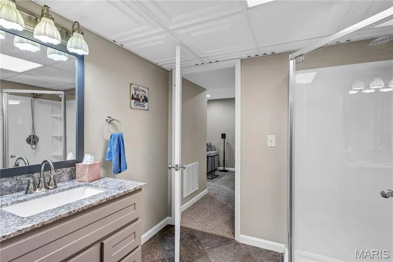 Lower Level Full Bath — 611 Knollshire Way, Dardenne Prairie, MO 63368