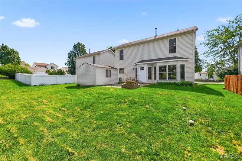 Level backyard — 15 Tyler Court #2101A, Wentzville, MO 63385