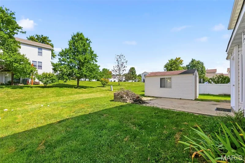 Backyard patio — 15 Tyler Court #2101A, Wentzville, MO 63385