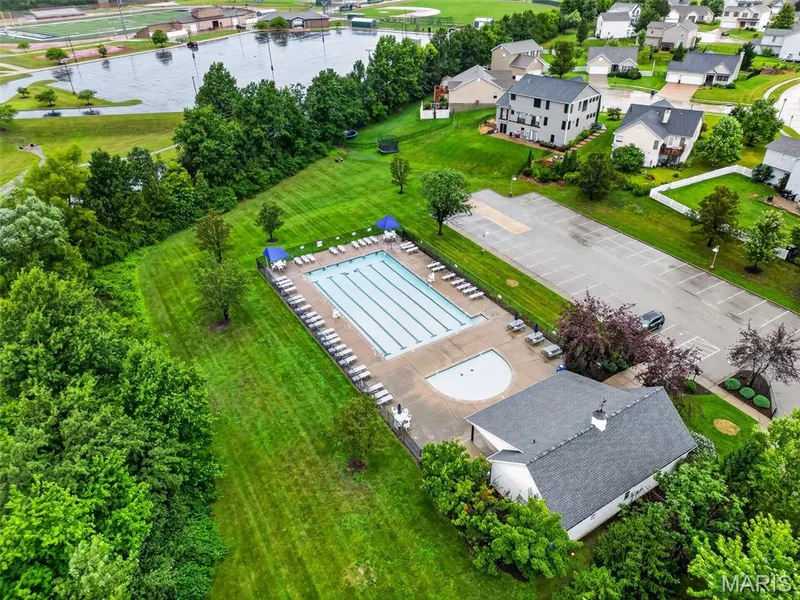 2nd of 2 pools, this one has lap lanes and shallow ba — 15 Tyler Court #2101A, Wentzville, MO 63385
