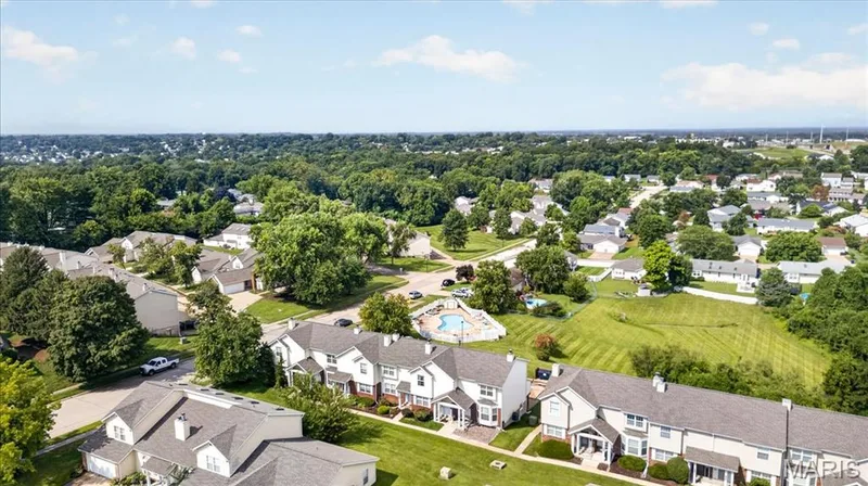 Residential community with multiple detached and attached homes — 1383 Forest Creek Drive #5, St Charles, MO 63303