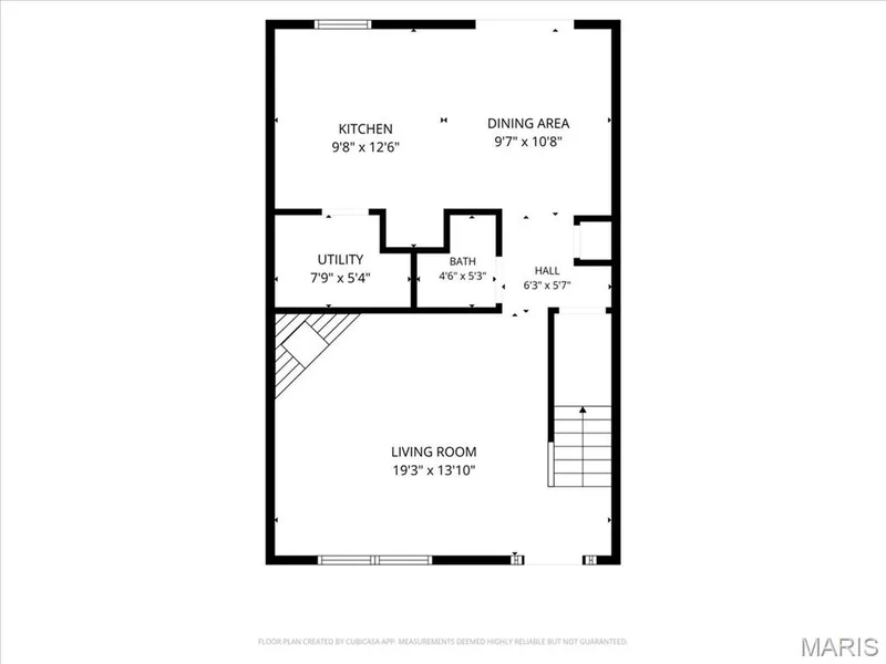Floor plan — 1383 Forest Creek Drive #5, St Charles, MO 63303