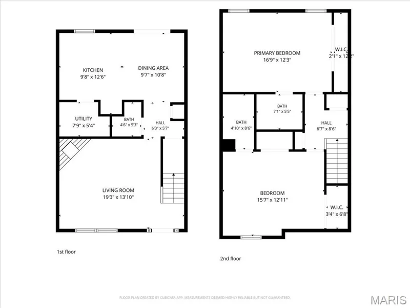 Floor plan — 1383 Forest Creek Drive #5, St Charles, MO 63303