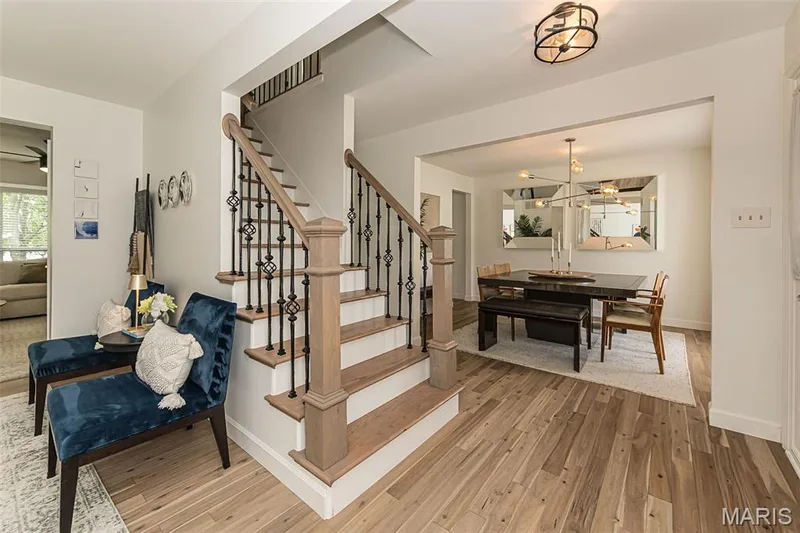 Hardwood floors thru out main level — 219 Cheval Square Drive, Chesterfield, MO 63005