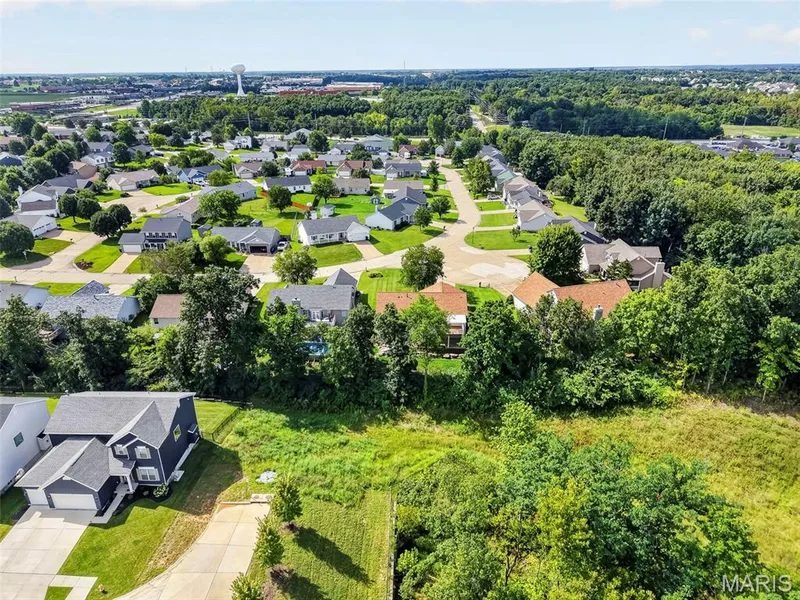 Aerial view. — 1761 Fairview Farms Circle, Wentzville, MO 63385
