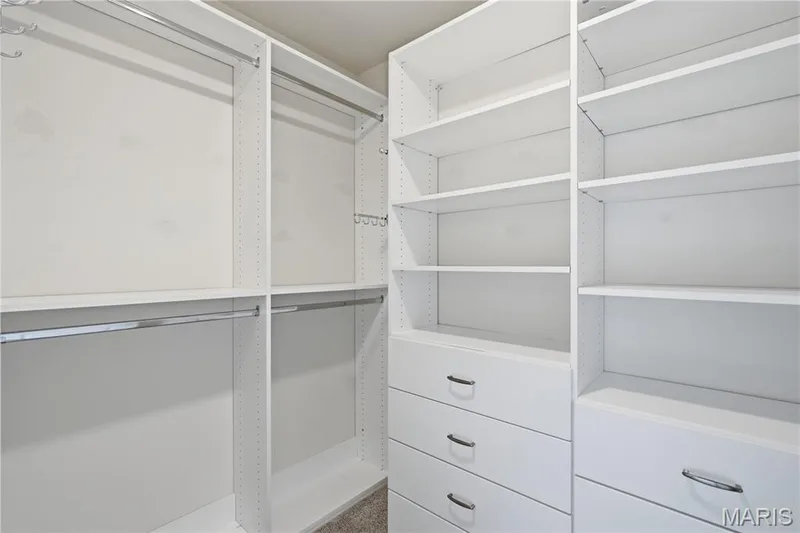 Custom closet system — 1278 Harvester Drive, Chesterfield, MO 63005