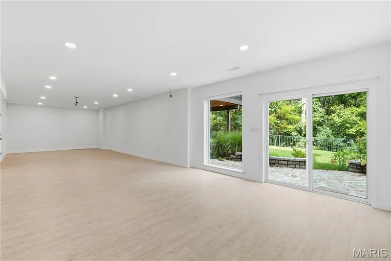 Room is wired for surround sound and projector for use as a home theatre. — 1278 Harvester Drive, Chesterfield, MO 63005