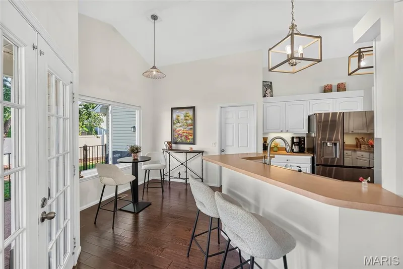 Breakfast bar looking over the kitchen — 1509 Langrove Drive, O'Fallon, MO 63368