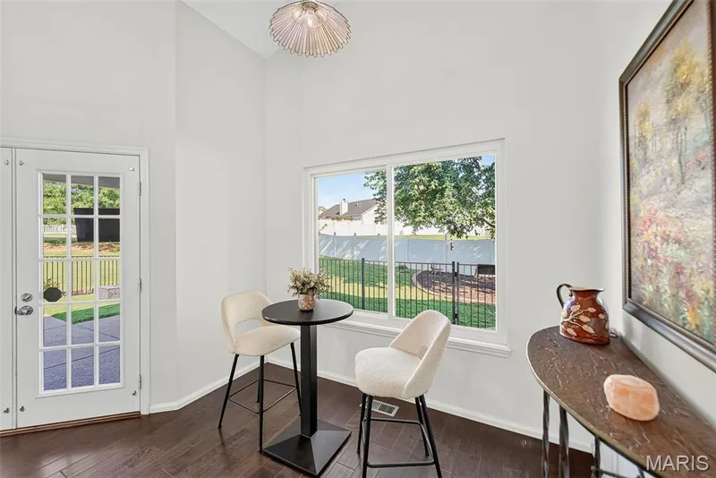 Breakfast nook looking out to the back and side yard — 1509 Langrove Drive, O'Fallon, MO 63368