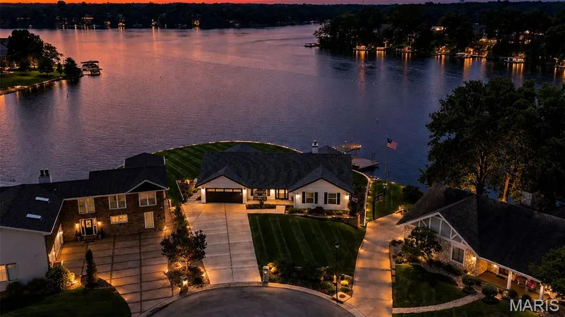 All of these nighttime photos are not Ai mages. WOW! This is real Life in Lake Saint Louis. — 22 Harbor Point Court, Lake St. Louis, MO 63367