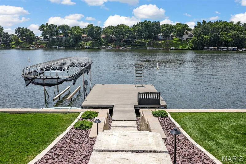 Your gateway to the lake—private dock with direct access to boating, swimming and endless days on Lake Saint Louis. — 22 Harbor Point Court, Lake St. Louis, MO 63367