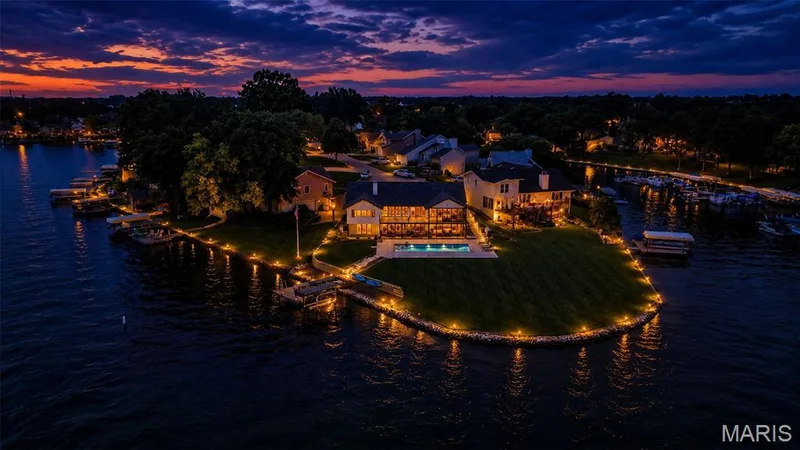 Your backyard in a no wake cove looking out to the main channel. — 22 Harbor Point Court, Lake St. Louis, MO 63367