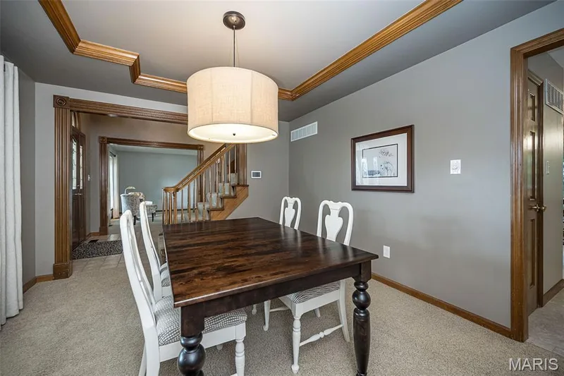 Tray ceiling with wood trim — 1551 Country Bend Drive, St Charles, MO 63303