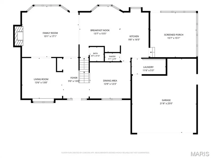 Floor plan — 1551 Country Bend Drive, St Charles, MO 63303