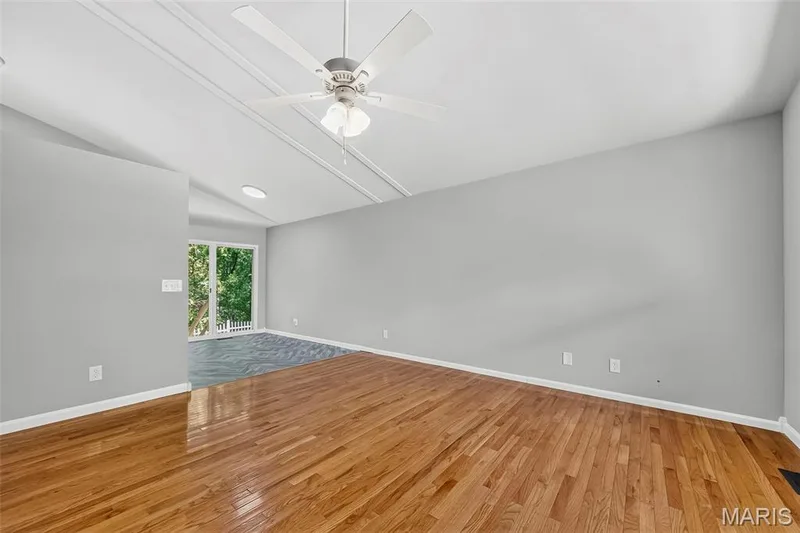 Living room with REAL Hardwood Flooring — 1035 Providence Pointe Drive, Wentzville, MO 63385