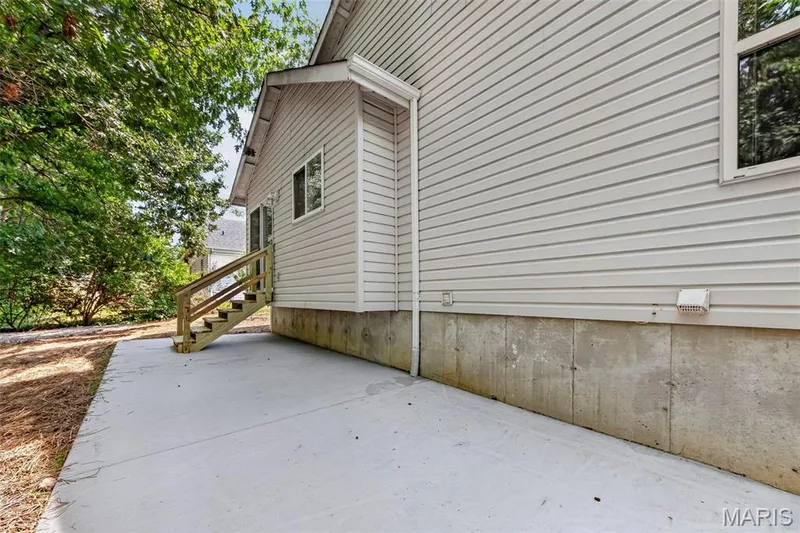 Plenty of space for a grill and  furniture. — 1035 Providence Pointe Drive, Wentzville, MO 63385