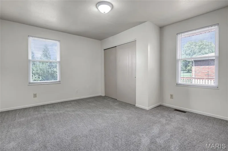 The third bedroom has been freshly painted. — 1401 Tamarack Drive, St Charles, MO 63301