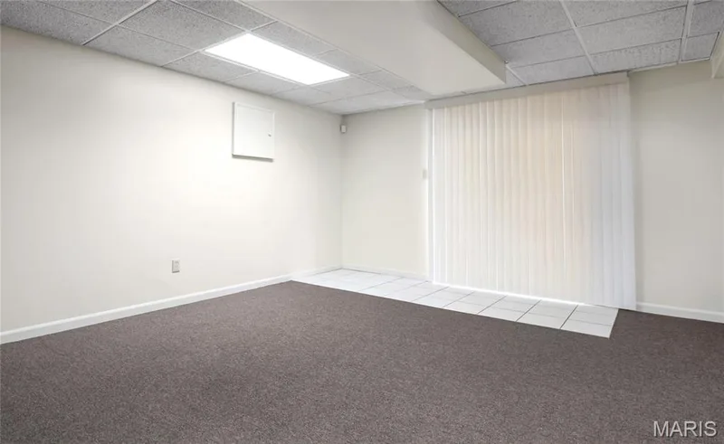 The basement has a spacious family room that walks out to the backyard patio. — 1401 Tamarack Drive, St Charles, MO 63301