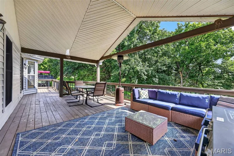 Expansive covered deck — 1420 Prospect Lakes Drive, Wentzville, MO 63385