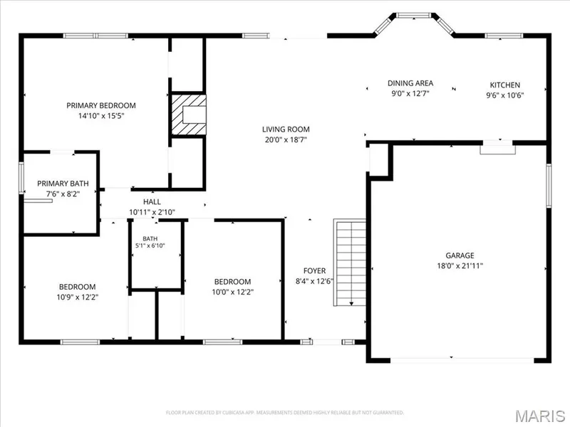 Floor plan — 20 Ardennais Road, St Peters, MO 63376