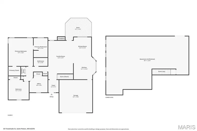 Floor plan — 55 Treeshade Court, St Peters, MO 63376