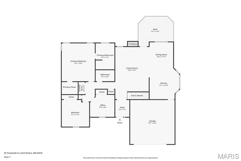Floor plan — 55 Treeshade Court, St Peters, MO 63376