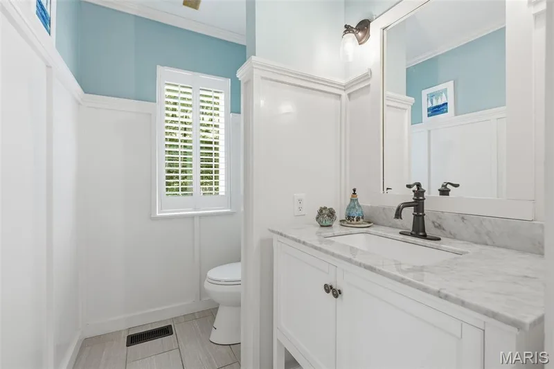 Updated Hall 1/2 bathroom — 3311 Pine Cliff Road, Wildwood, MO 63038