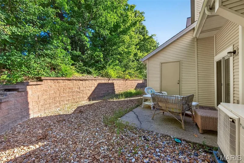 Landscaped back yard — 1 Rue De Paix #6, Lake St. Louis, MO 63367