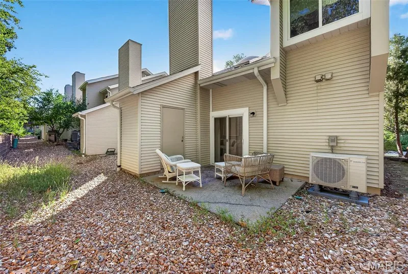 Back patio for outdoor entertaining — 1 Rue De Paix #6, Lake St. Louis, MO 63367