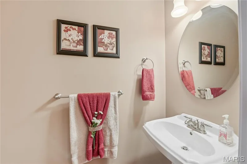powder room off of kitchen — 110 Cypress Meadows Drive, Wentzville, MO 63385